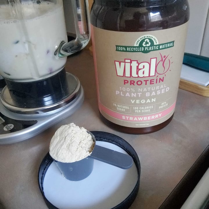 review photo of Vital Proteins Plant based vegan strawberry protein powder shared by @aroskyd on 04 Aug 2021 - review