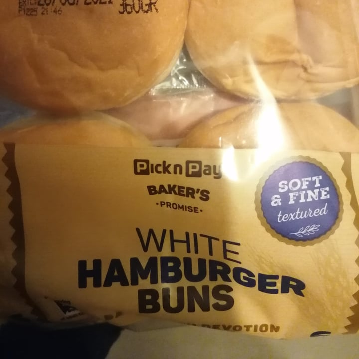 photo of Pick n Pay White Hamburger Buns shared by @rushisushi7 on  16 Aug 2021 - review