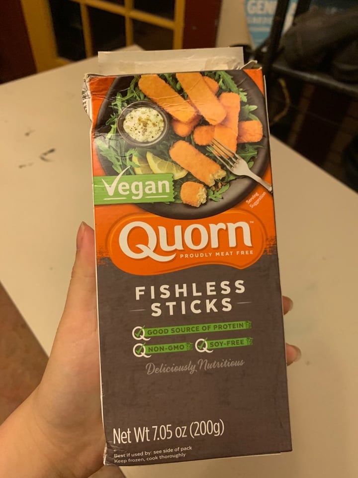 photo of Quorn Fishless sticks shared by @veghui on  24 Dec 2019 - review