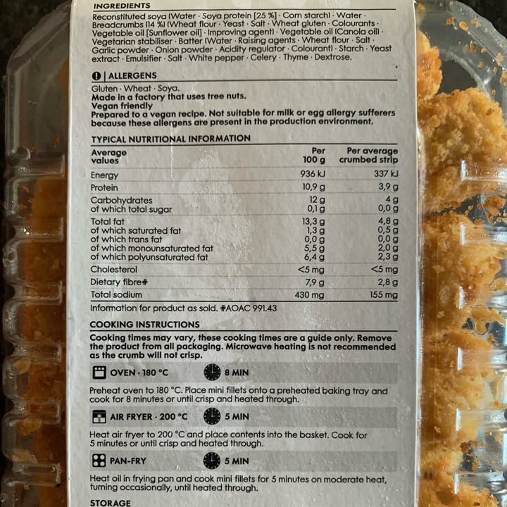 photo of Woolworths Food Crumbed strips shared by @niroshap on  05 Dec 2021 - review