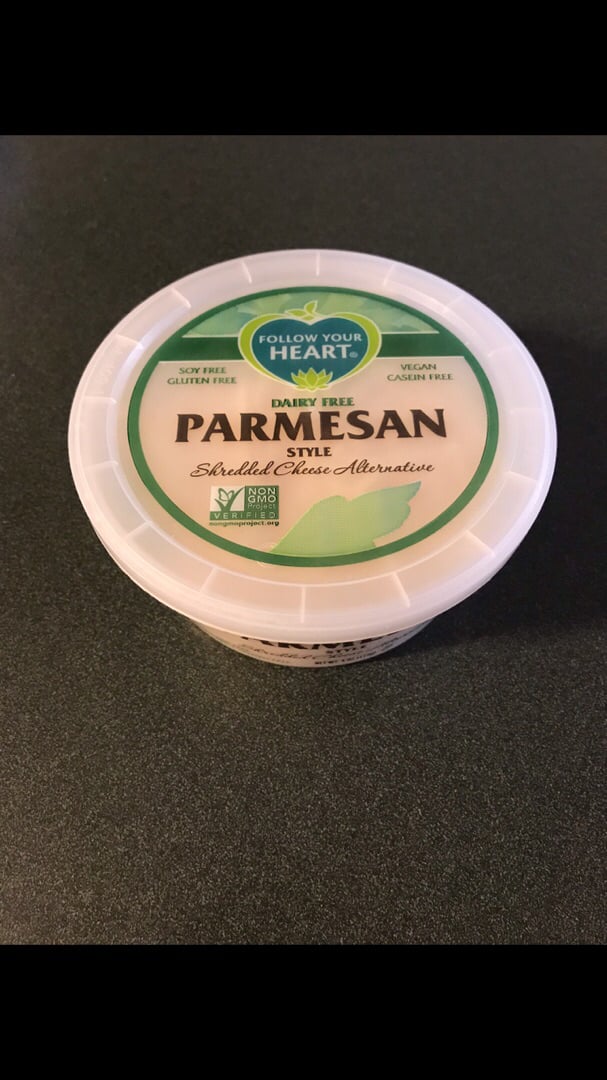 photo of Follow your Heart Dairy-Free Parmesan Shredded shared by @kristalslange on  05 Apr 2019 - review