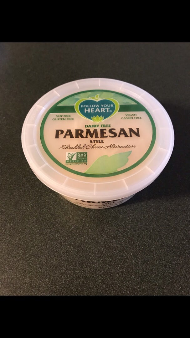 photo of Follow Your Heart Dairy-Free Parmesan Shredded shared by @kristalslange on  05 Apr 2019 - review