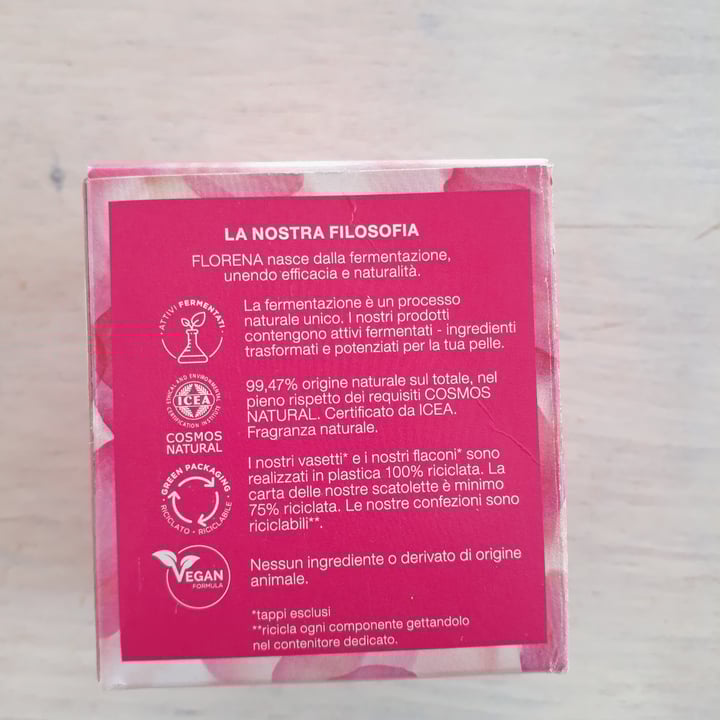 review photo of Florena Fermented Skincare CREMA NUTRIENTE 24H shared by @francesca79 on 22 Jun 2022 - review