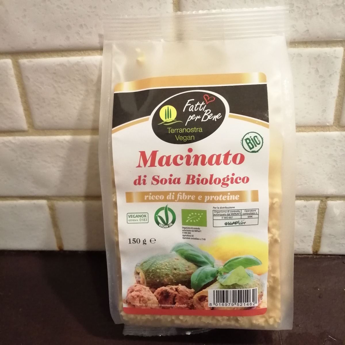 TerranostraFood - ShopVegano. Macinato di Soia Bio 150gr