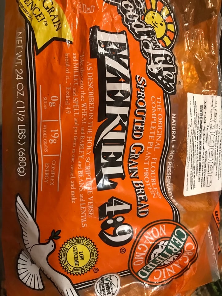 photo of Ezekiel Ezekiel sprouted whole grain bread shared by @marionmedina on  23 Jan 2020 - review