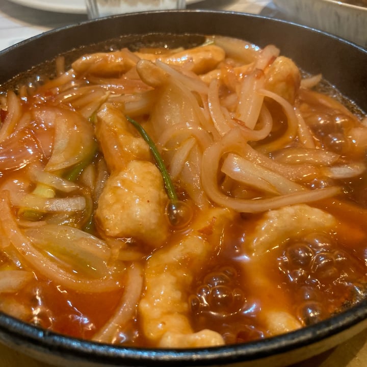 photo of Puti Vegan Cafe Szechuan Vegan King Prawn shared by @simonescampoli on  08 Nov 2021 - review