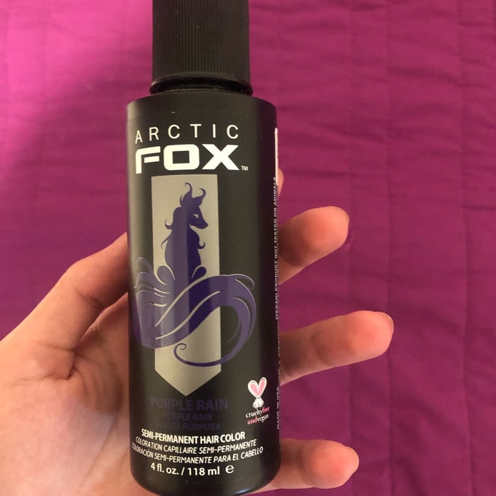 photo of Arctic Fox Purple Rain Semi-permanent Hair Color shared by @antiangel on  23 Feb 2022 - review