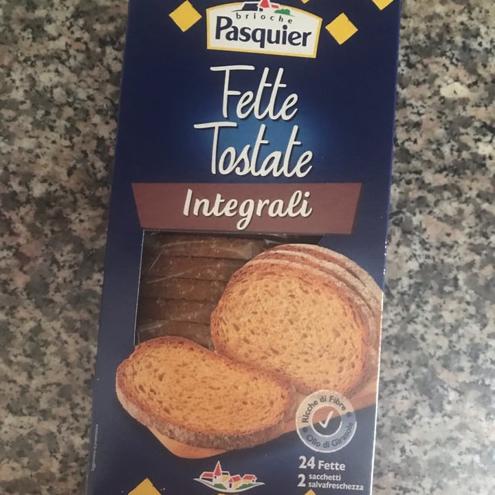 photo of Brioche Pasquier Fette tostate integrali shared by @glottaveg93 on  24 Aug 2021 - review