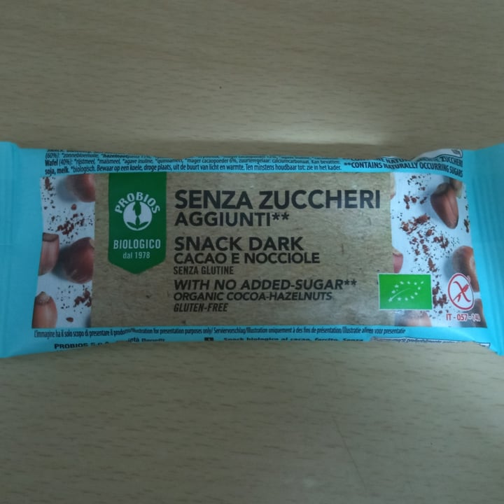 photo of Probios snack Dark Cacao Nocciole shared by @ginagior on  19 Oct 2022 - review