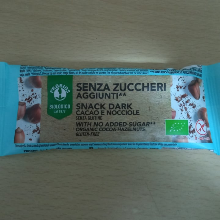 review photo of Probios snack Dark Cacao Nocciole shared by @ginagior on 19 Oct 2022 - review