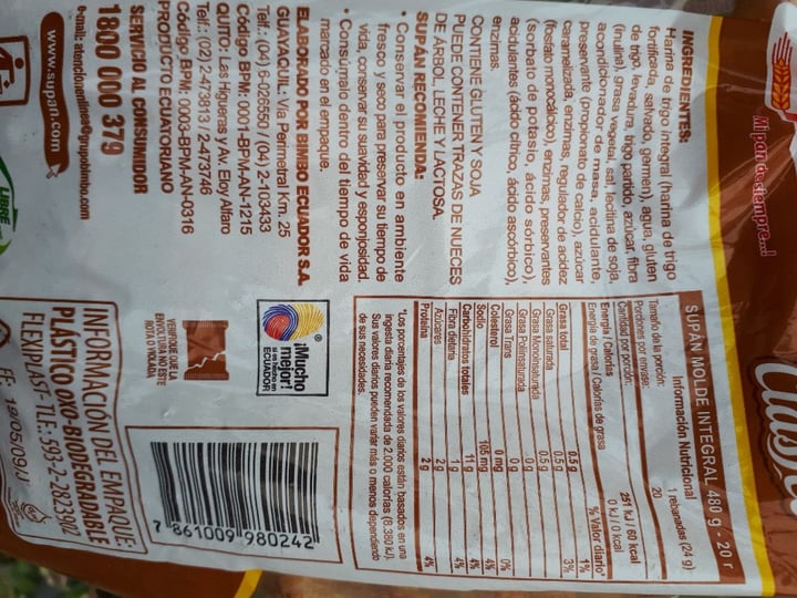 review photo of Supan SUPAN pan integral clásico shared by @violeta on 26 Jun 2019 - review