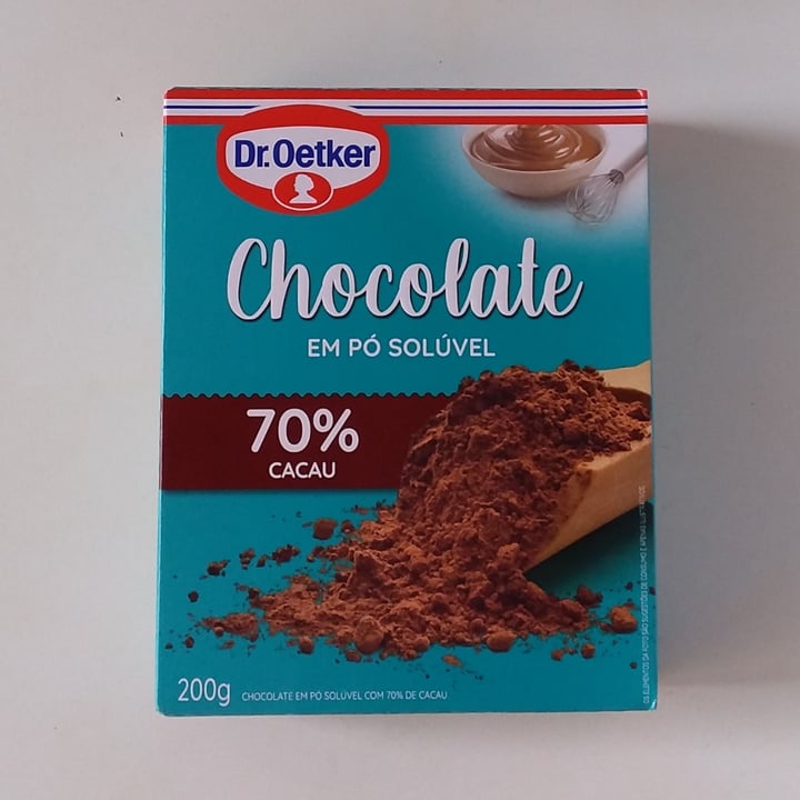 photo of Dr. Oetker Chocolate em pó 70% shared by @aurearegina on  04 May 2022 - review