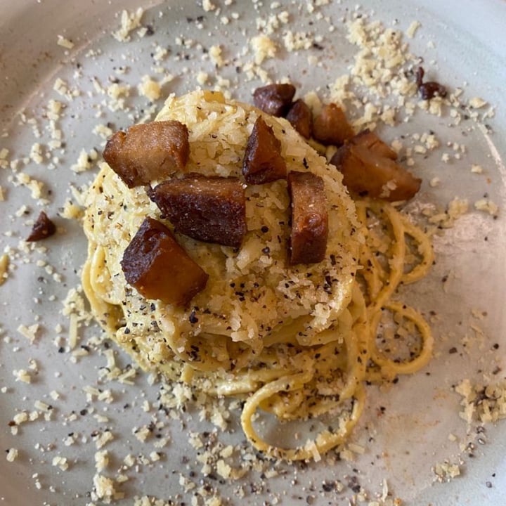 photo of Rifugio Romano Vegan Spaghetti Carbonara shared by @masayume on  04 Jul 2021 - review