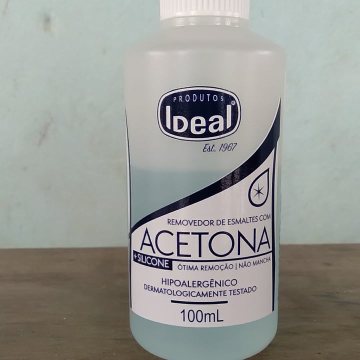 photo of Acetona da Ideal ( Não testado em animais) Acetona Da Ideal shared by @lilianimais on  30 Jan 2022 - review