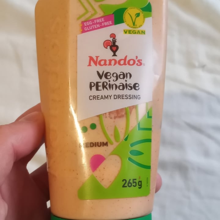 review photo of Nando's Vegan Perinaise Creamy Dressing (Medium) shared by @secretpotionbakery on 27 Dec 2021 - review