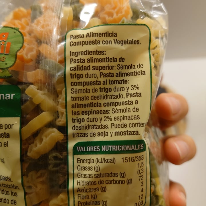 photo of Hacendado Pasta infantil con vegetales shared by @yudofu on  05 Nov 2022 - review