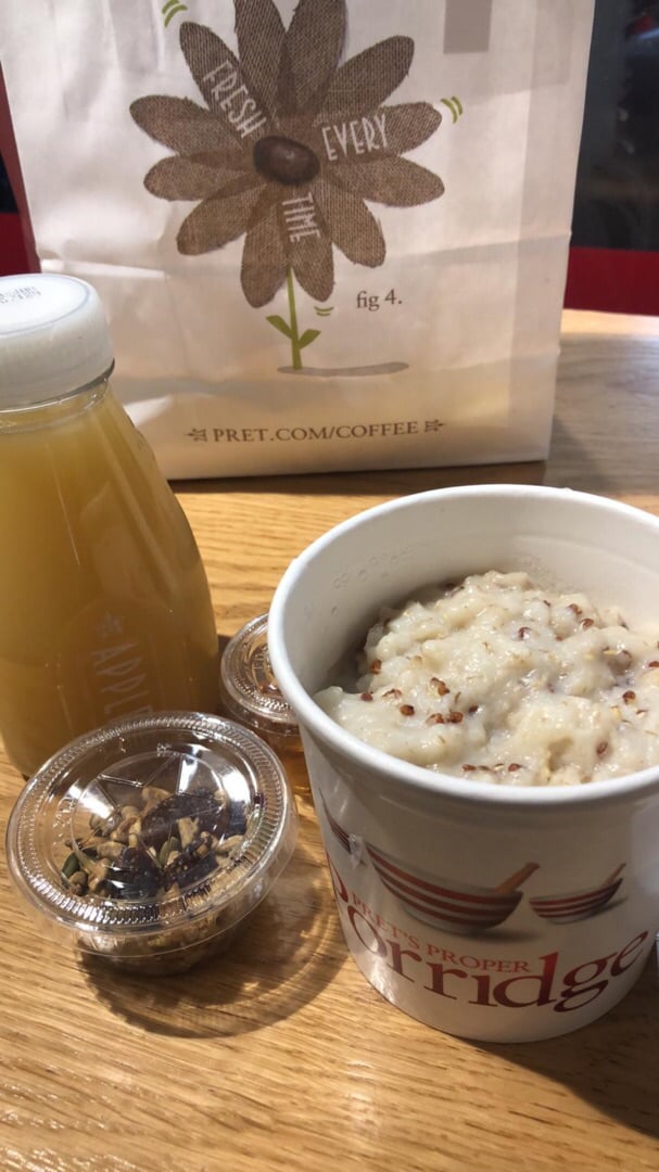 photo of Pret A Manger Coconut Porridge shared by @daffydev on  05 Jun 2019 - review