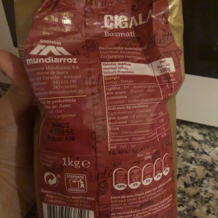 review photo of Gigala Arroz Basmati shared by @jucals on 11 May 2022 - review