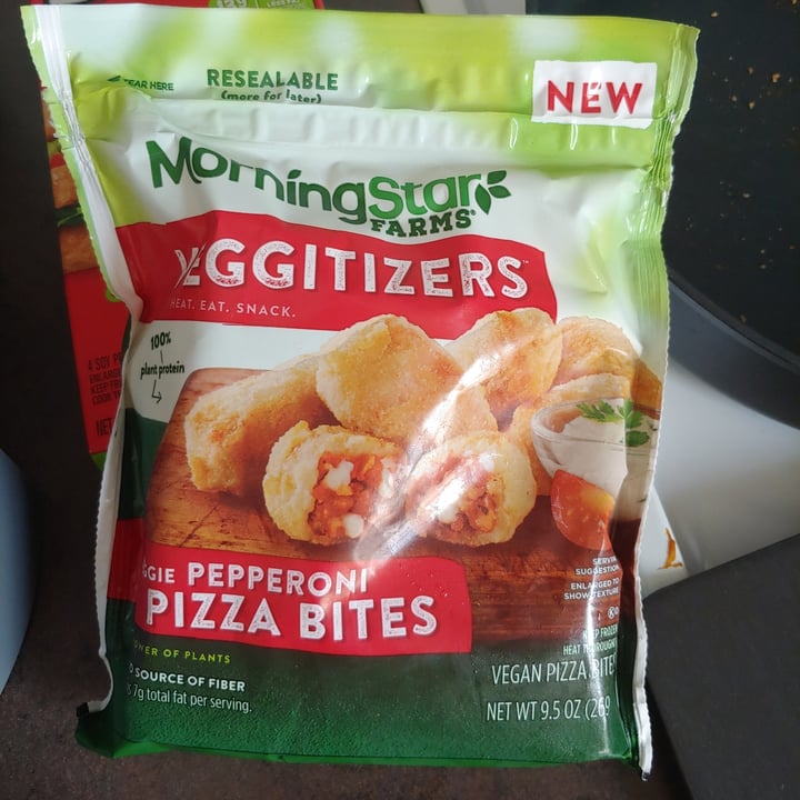 photo of MorningStar Farms Veggitizers Veggie Pepperoni Pizza Bites shared by @vecanter on  09 Jul 2020 - review