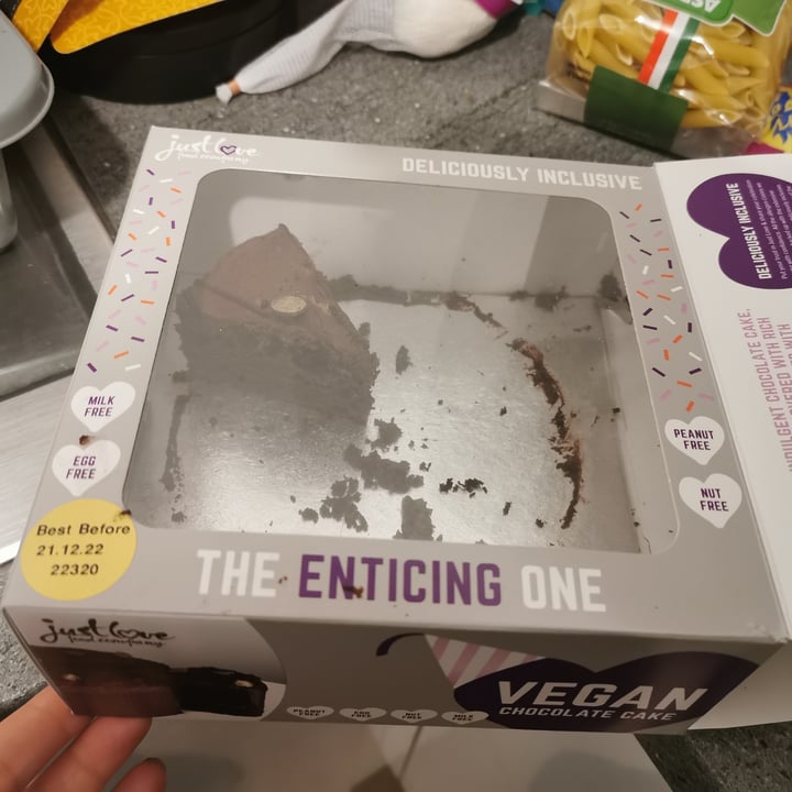 review photo of Just Love Food Company Chocolate cake shared by @notbadforavegan on 28 Nov 2022 - review