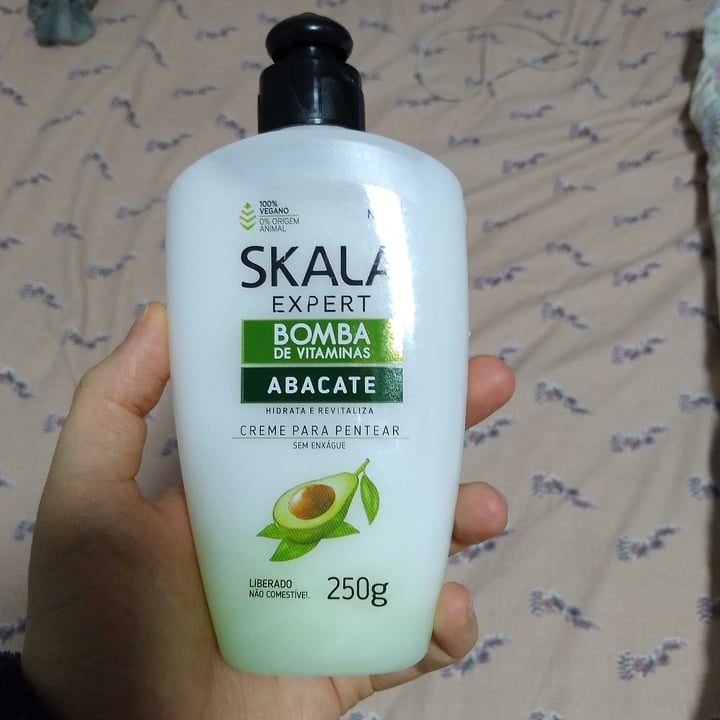 review photo of Skala Creme para pentear de Abacate shared by @acordeumtriz on 23 Sep 2021 - review