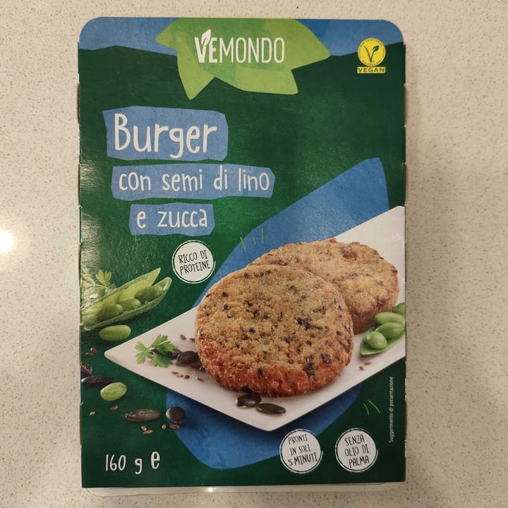 review photo of Vemondo Burger Semi di Lino e Zucca shared by @elena93 on 21 Aug 2022 - review