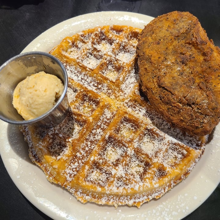 photo of Champs Diner Chick’n and Waffles shared by @norcalvegan on  25 Feb 2022 - review