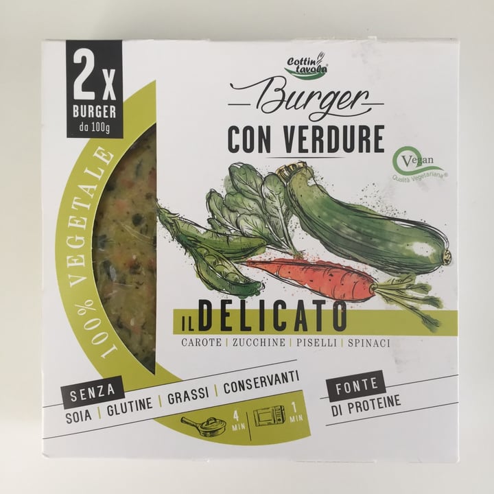 photo of Cottintavola Burger Con Verdure Il Delicato shared by @verdemaggiorana on  01 May 2022 - review