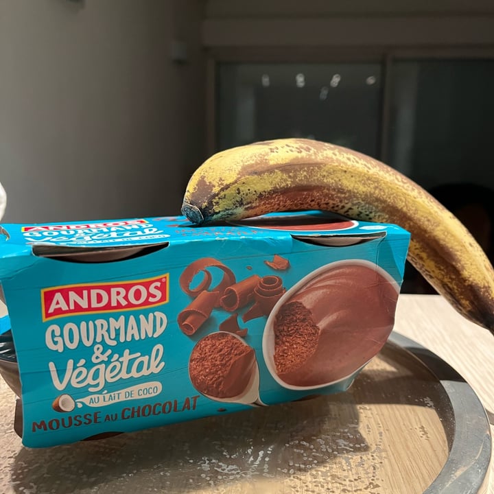 photo of Andros Gourmand végétal au lait de coco Mousse Au Chocolat shared by @vici78 on  12 Mar 2022 - review