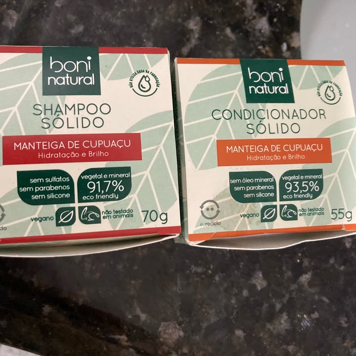 photo of Boni natural shampoo e condicionador sólidos shared by @lauraconstantino on  29 Jun 2022 - review