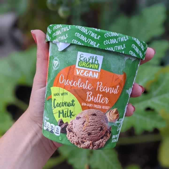 photo of Earth Grown Chocolate peanut butter coconut milk ice cream shared by @iszy on  12 Jul 2022 - review