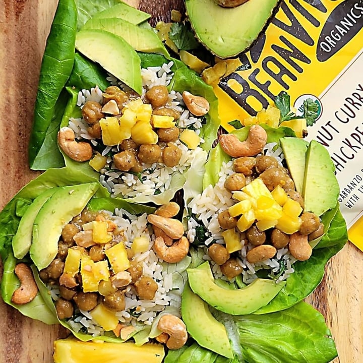 review photo of Bean vivo Coconut curry chickpeas shared by @plantbasedgingr on 18 May 2022 - review