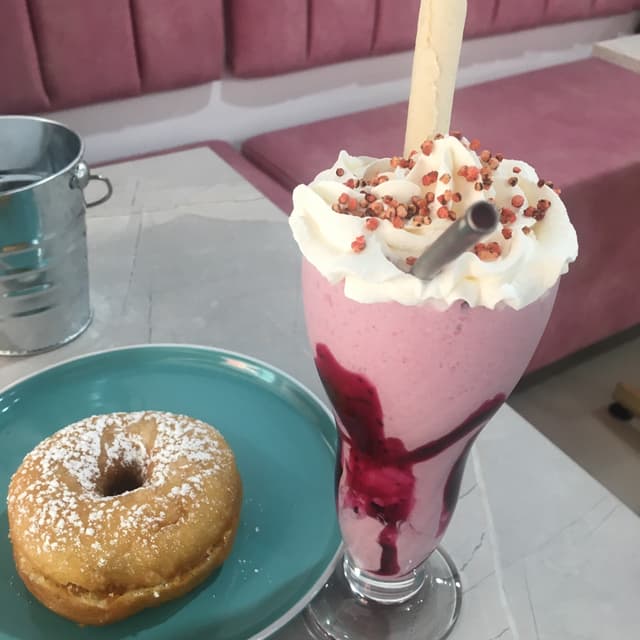 「Malteadas de frutos rojos」の料理の写真