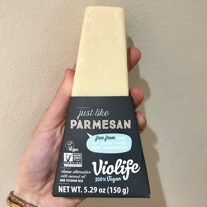 photo of Violife Just Like Parmesan Wedge shared by @appleappleamanda on  28 Nov 2020 - review