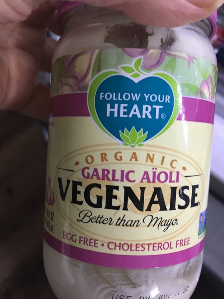 photo of Follow Your Heart Garlic Aioli Vegenaise shared by @wendyk on  22 Jan 2020 - review