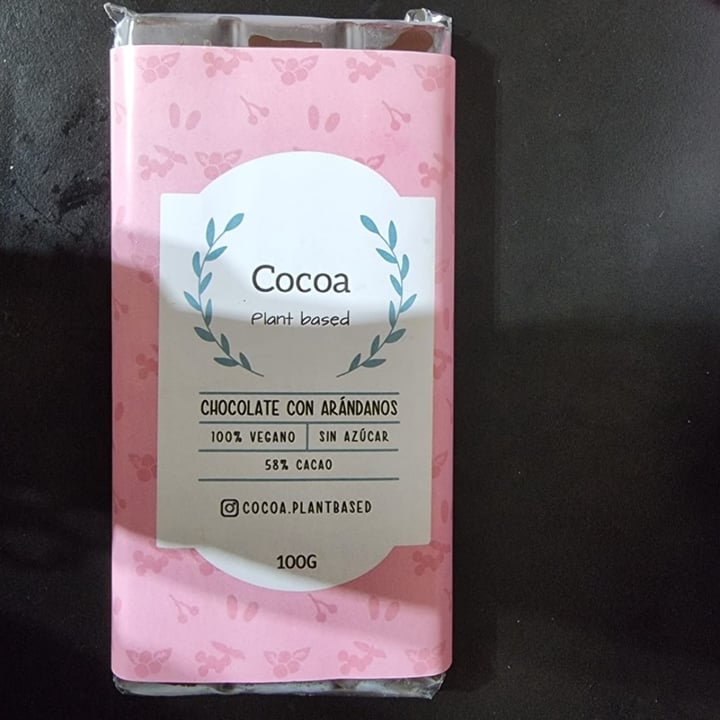 photo of Cocoa Plant Based Chocolate con arándanos shared by @chelldu on  17 Feb 2022 - review