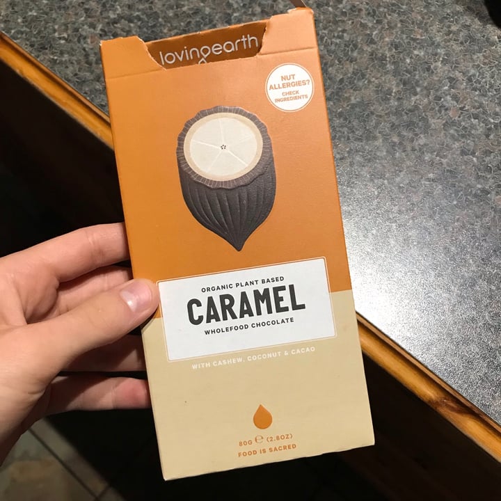 photo of lovingearth Salted Caramel Chocolate shared by @hallejorj on  30 Apr 2020 - review