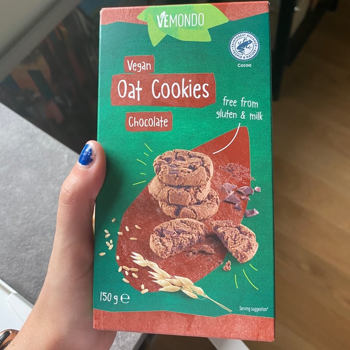 photo of Vemondo vegan oat cookies chocolate shared by @valewoody on  13 Jun 2022 - review