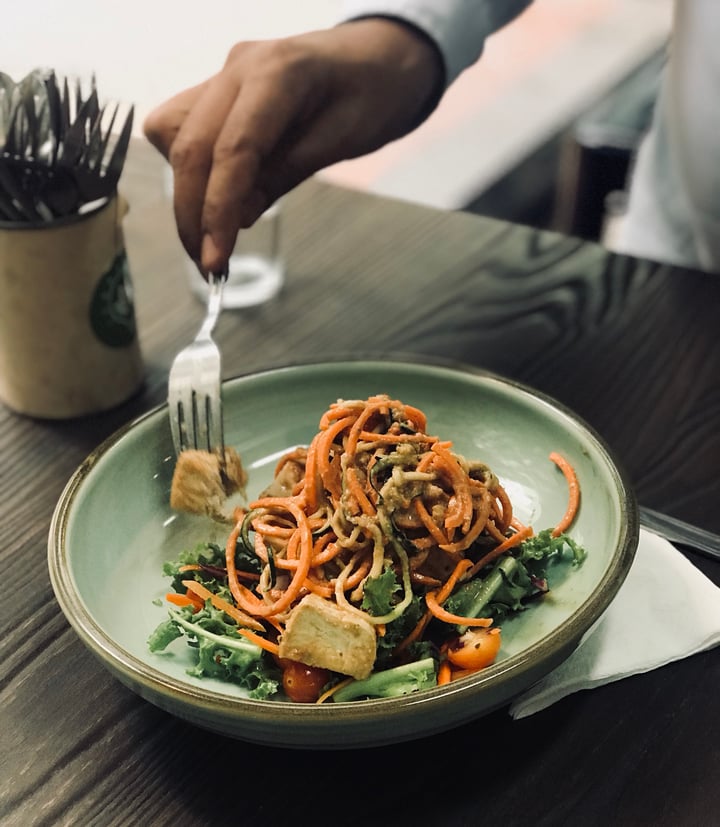 photo of Kitchen by Food Rebel Raw Carrot & Zucchini with Baked Tofu Salad shared by @nicholaslee on  21 Nov 2017 - review
