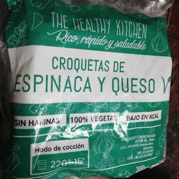 photo of The Healthy Kitchen Croquetas de Espinaca y Queso shared by @defrentealmar on  22 Jul 2020 - review
