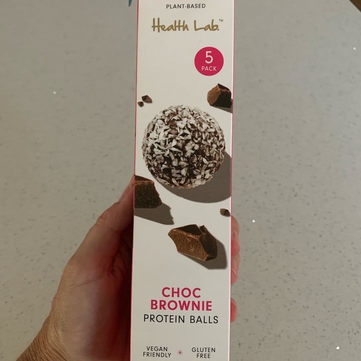 photo of Health Lab Chocolate brownie protein balls shared by @justineswhitsundays on  07 Dec 2021 - review