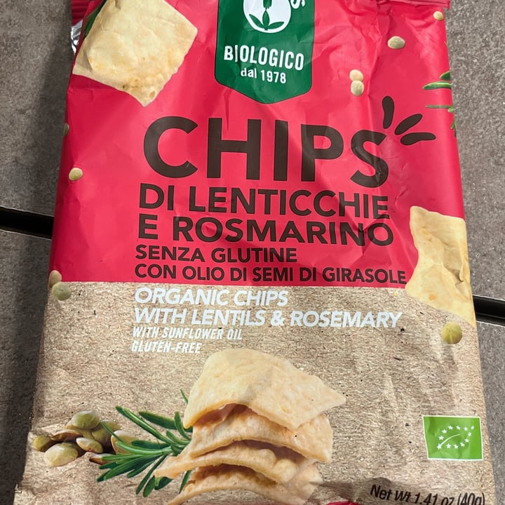 review photo of Probios chips Di Lenticchie E Rosmarino shared by @lavaleveg on 23 Jun 2022 - review