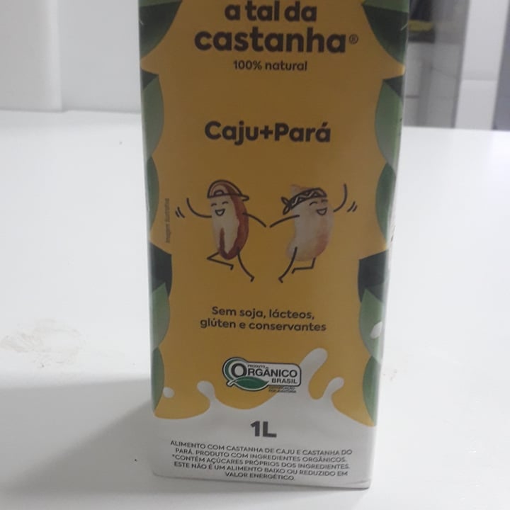 photo of A Tal da Castanha Leite de Castanha de Caju e Castanha do Para shared by @elisabetefranci on  13 Apr 2022 - review
