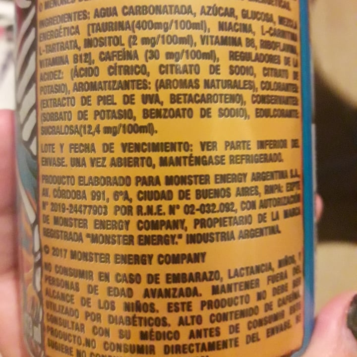 review photo of Monster Energy Mango Loco Juiced shared by @palomaveg on 02 Apr 2021 - review