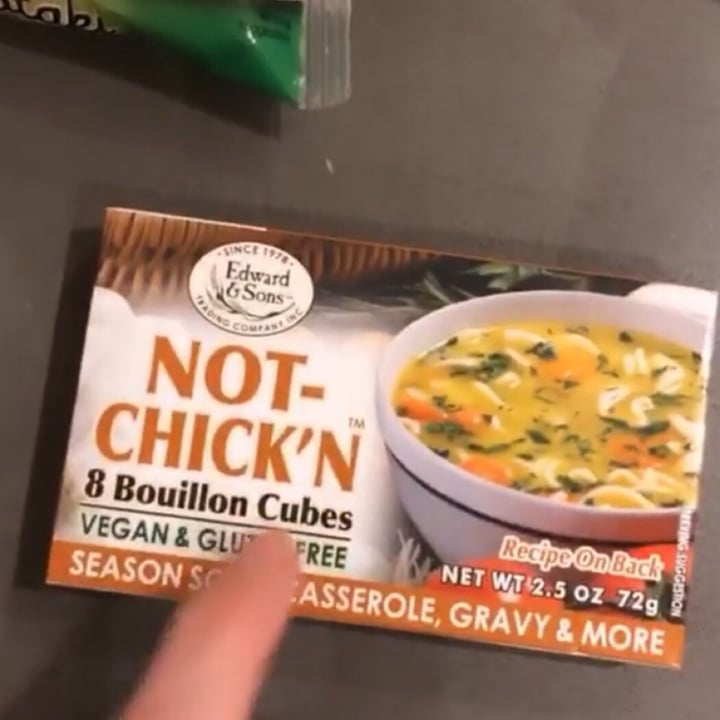 review photo of Edward & Sons Not Chick'N 8 Bouillon Cubes shared by @akhazeni on 22 Apr 2020 - review