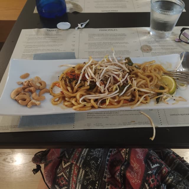 Foto del plato “Pasta thai”