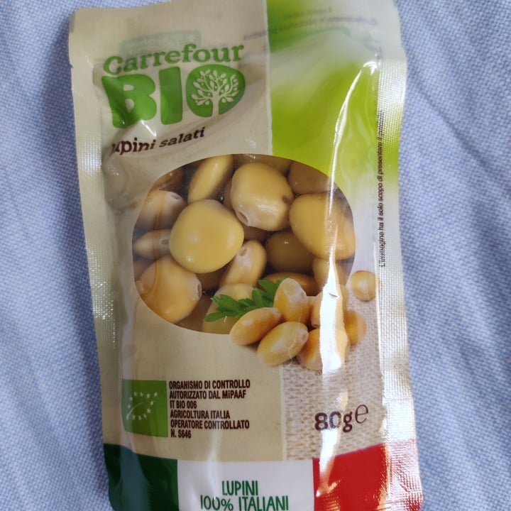 photo of Carrefour Bio Lupini salati shared by @floriana on  27 Oct 2021 - review