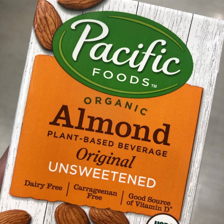 photo of Pacific Foods Organic Almond Milk Unsweetened shared by @aphatsara on  04 Jan 2021 - review