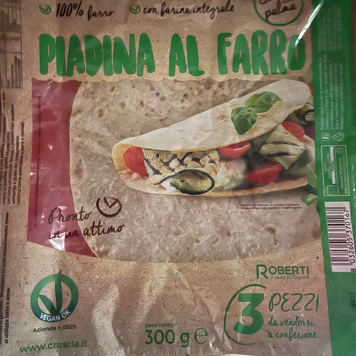 review photo of Roberti Piadina al farro shared by @giugiu87 on 26 Jul 2022 - review