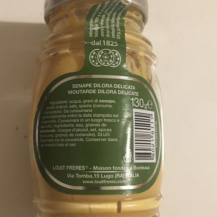 photo of Louit Freres Senape Delicata shared by @lavililith91 on  10 Jan 2022 - review